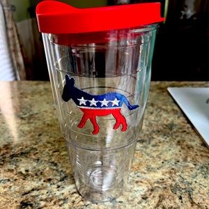 Tervis 24 oz (never used) Democrat travel tumbler